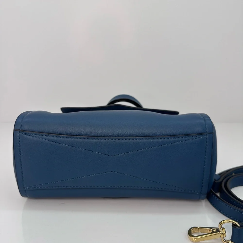 Sold❌Givenchy Blue HOST PICK 🎉and Gold Mini Bag with Structured Design - Picture 5 of 15